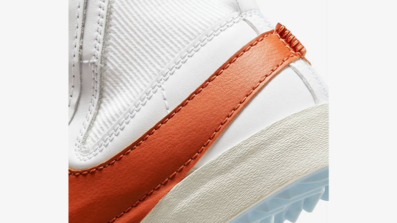 Nike Blazer Mid Jumbo Dark Russet Closeup