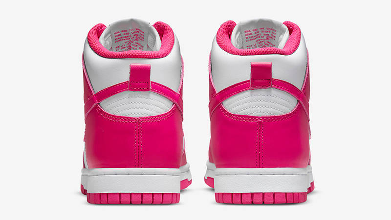 Pink nike outlet dunks high tops