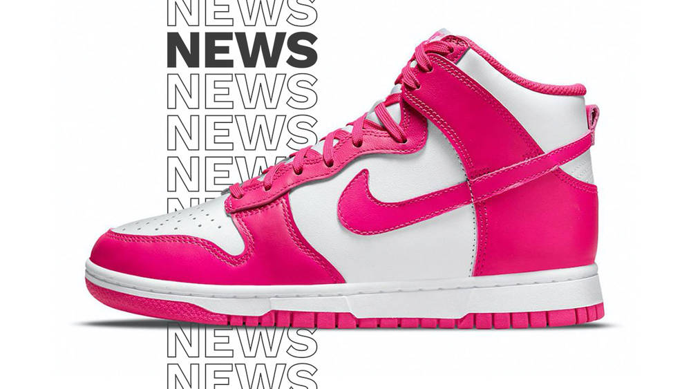 Image via Nike nike dunk high pink