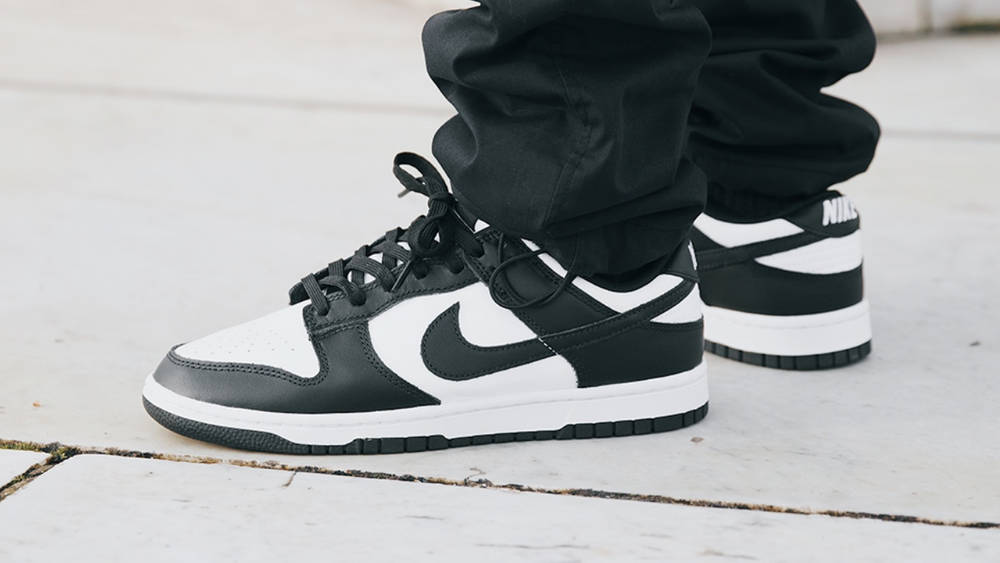 Image via Footpatrol nike dunk low black white