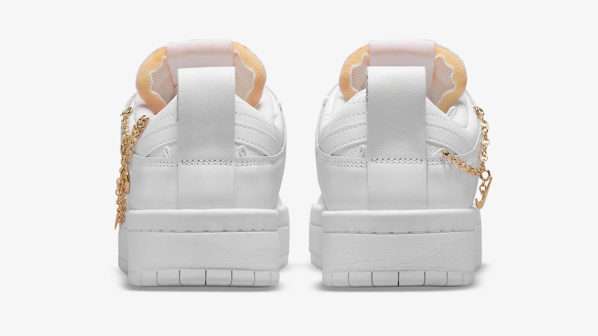 Nike Dunk Low Disrupt White Gold 1