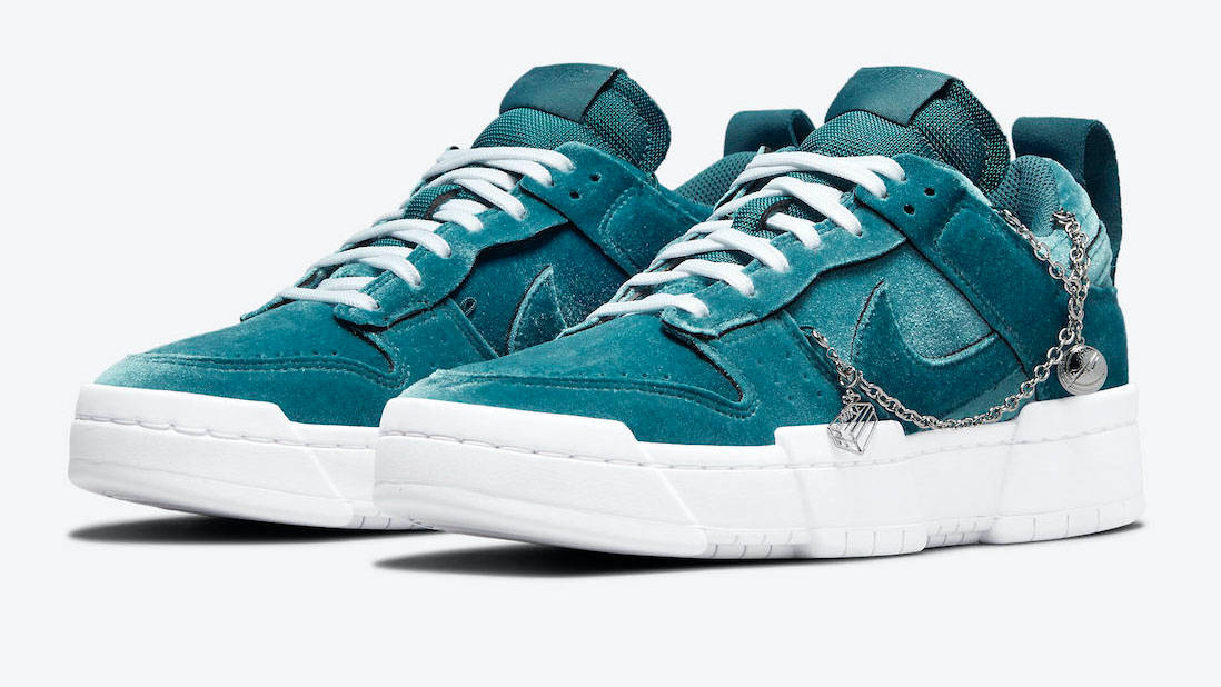 Nike Dunk Low Disrupt White Teal 3