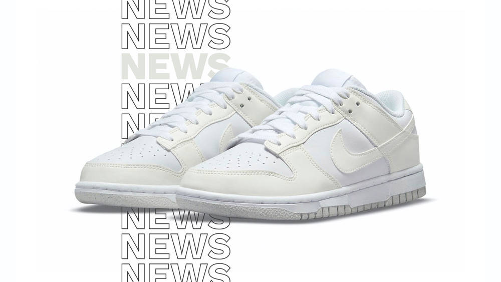 Image via Nike Nike Dunk Low Next Nature White Sail Official