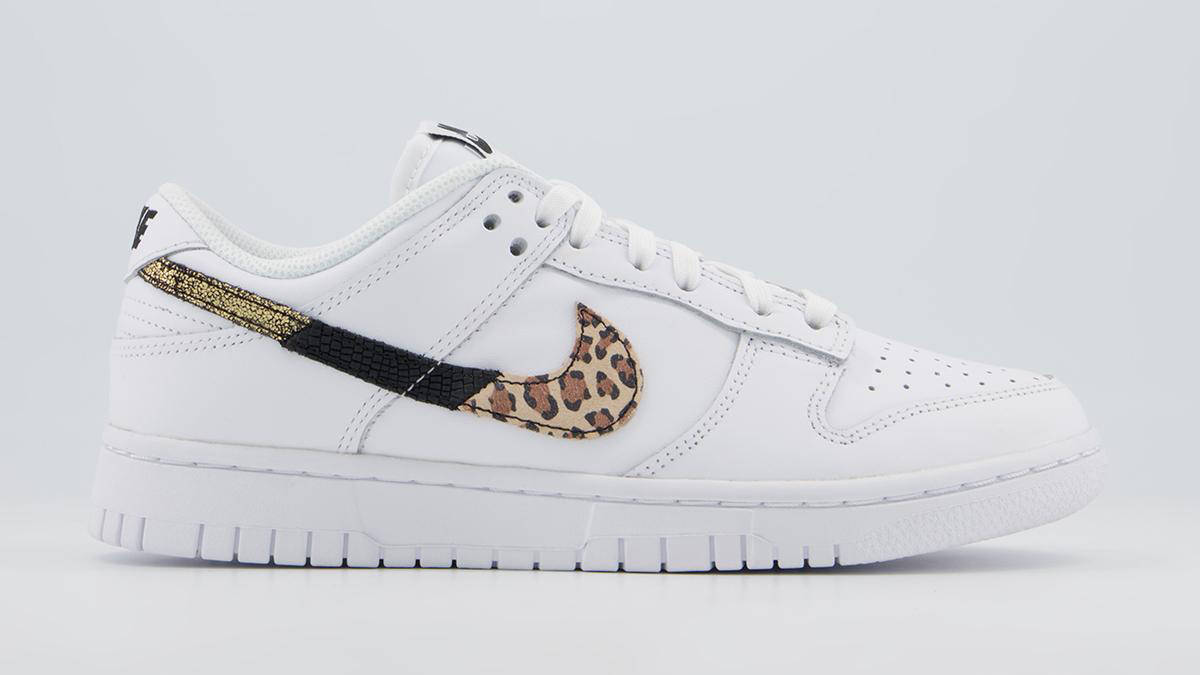 Nike Dunk Low White Leopard