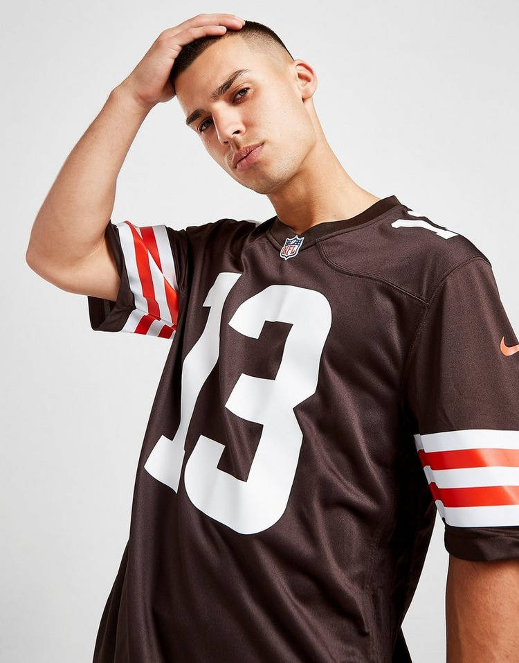 Nike Cleveland Browns NFL Jersey - O. BECKHAM JR. #13 Brown - Seal Brown