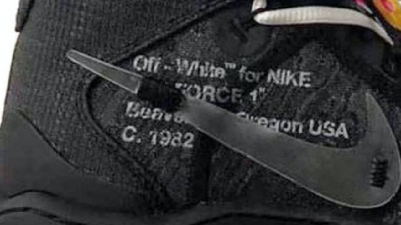 nike off white air force 1 mid black2