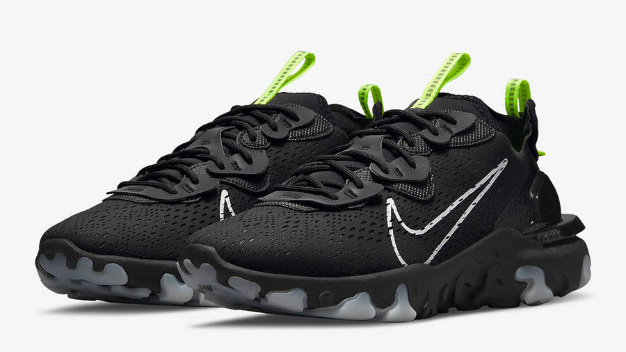 Nike React Vision Black Reflect Silver DO6393-001 Side