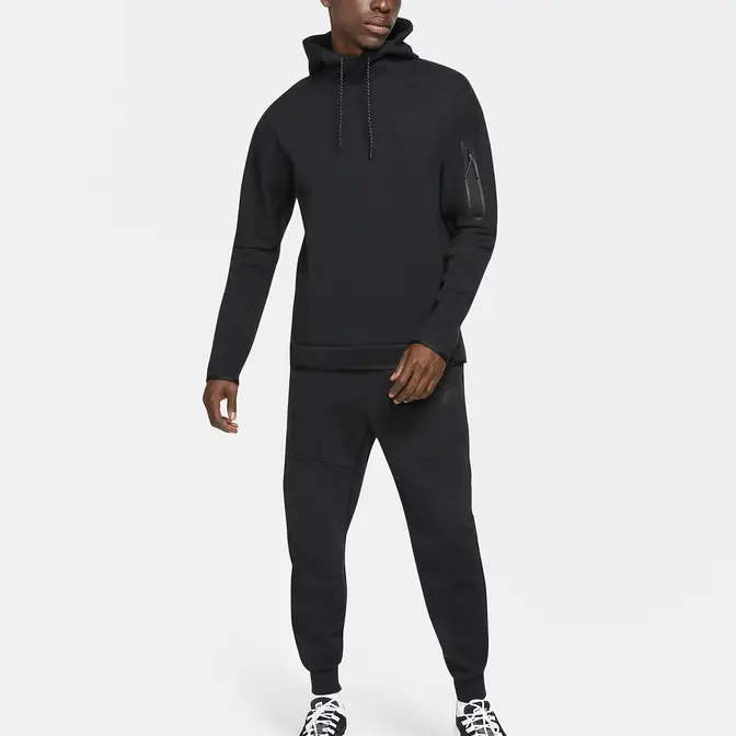 Nike Sportswear Tech Fleece Contrast Taping Pullover Hoodie | Where To ...