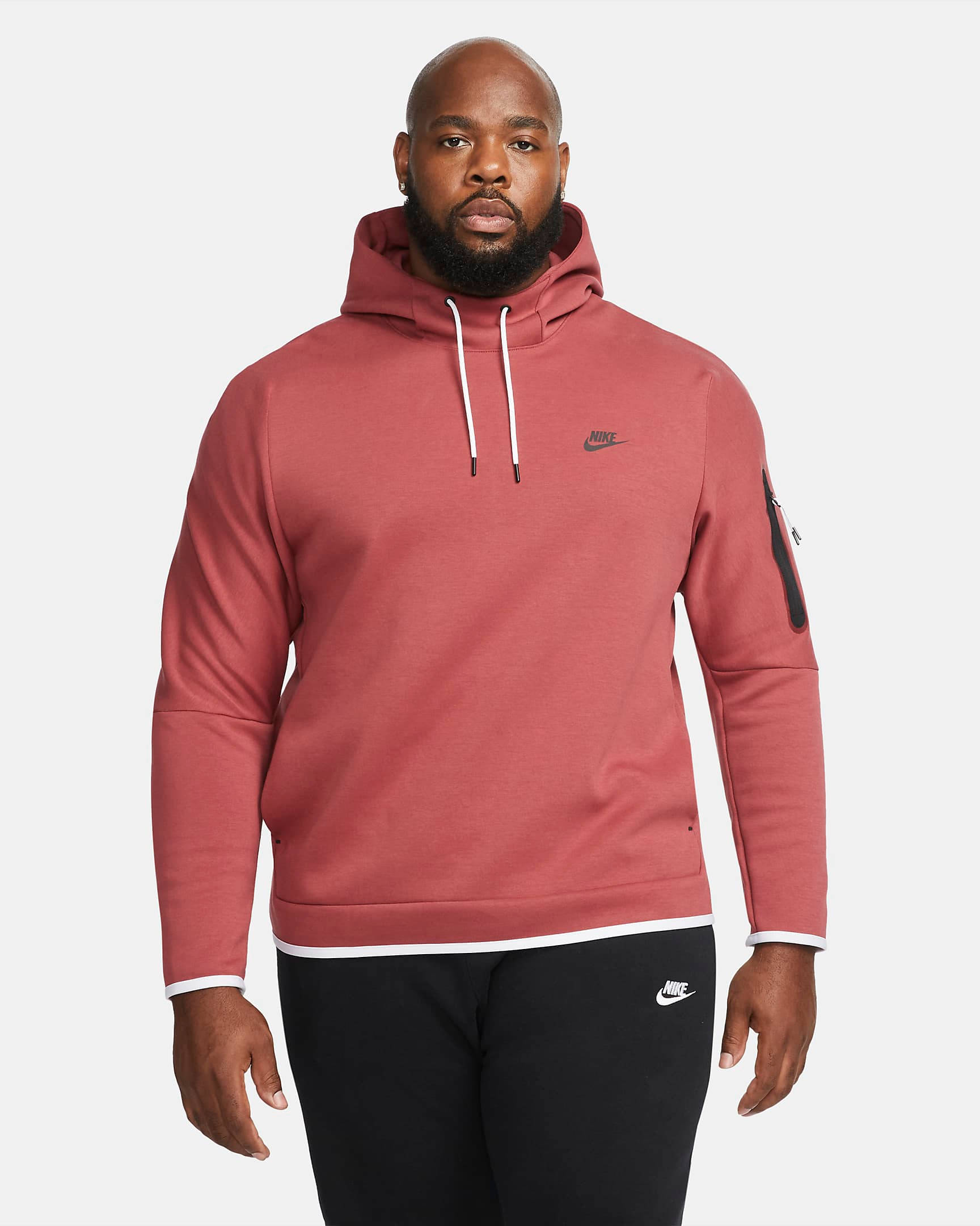 Nike Sportswear Tech Fleece Contrast Taping Pullover Hoodie