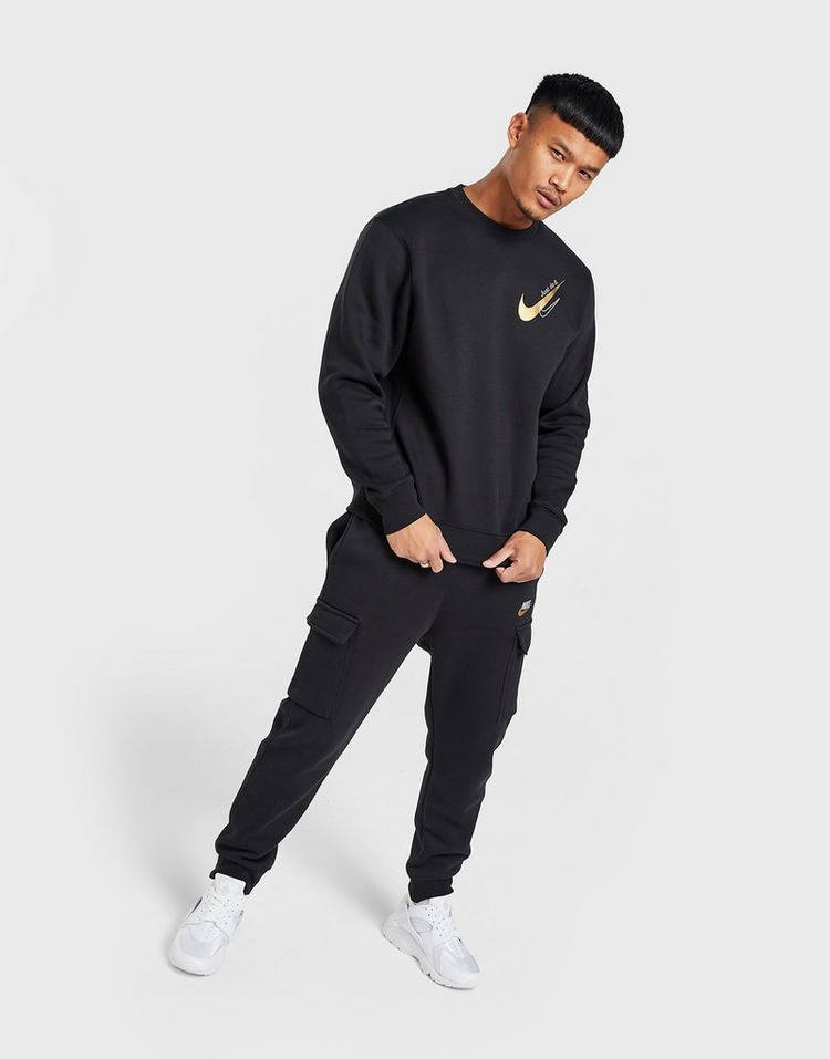 nike swoosh fleece crew