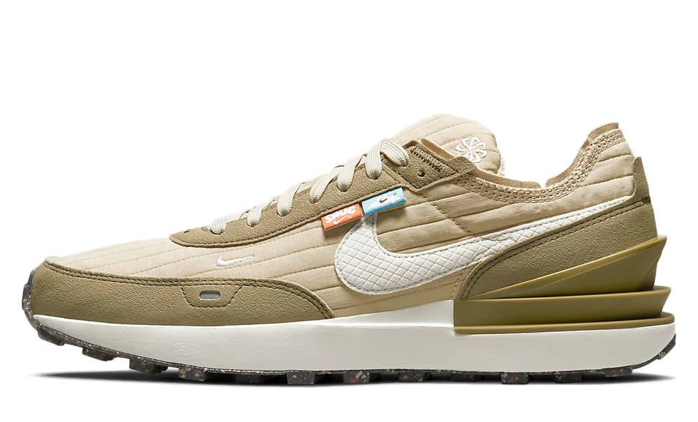 nike waffle one beige