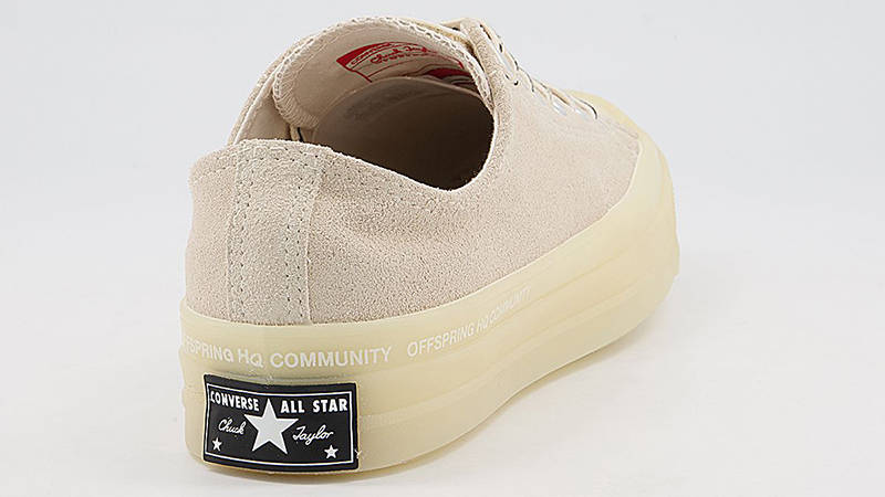 Offspring Community x Converse Chuck 70 Low Natural Ivory Back