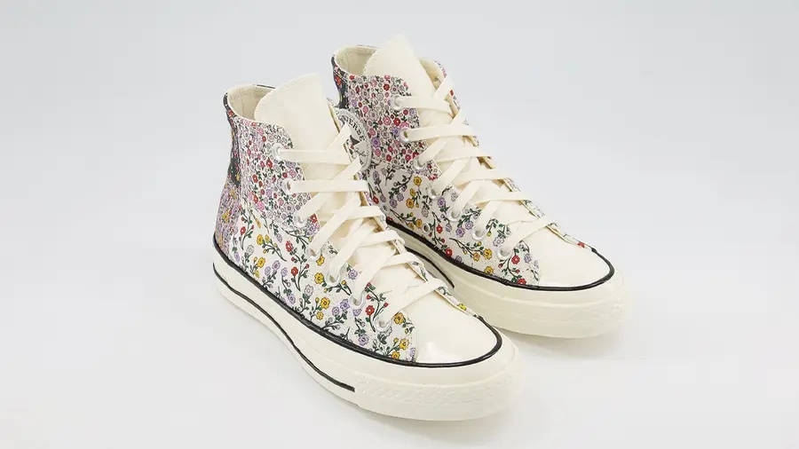 Offspring x Converse Chuck 70 Hi Egret Floral Side
