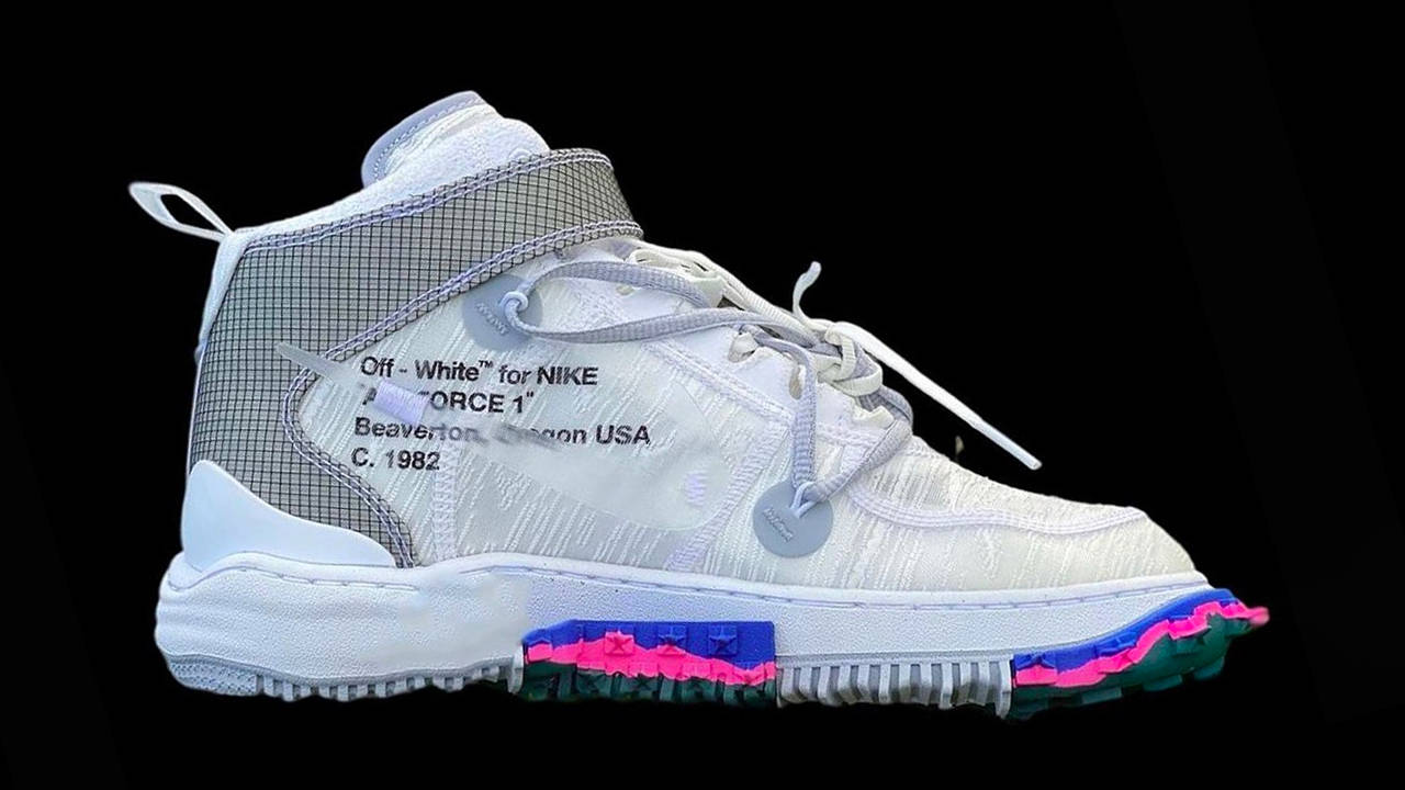 Off-White x Nike Air Force 1 Mid "White"