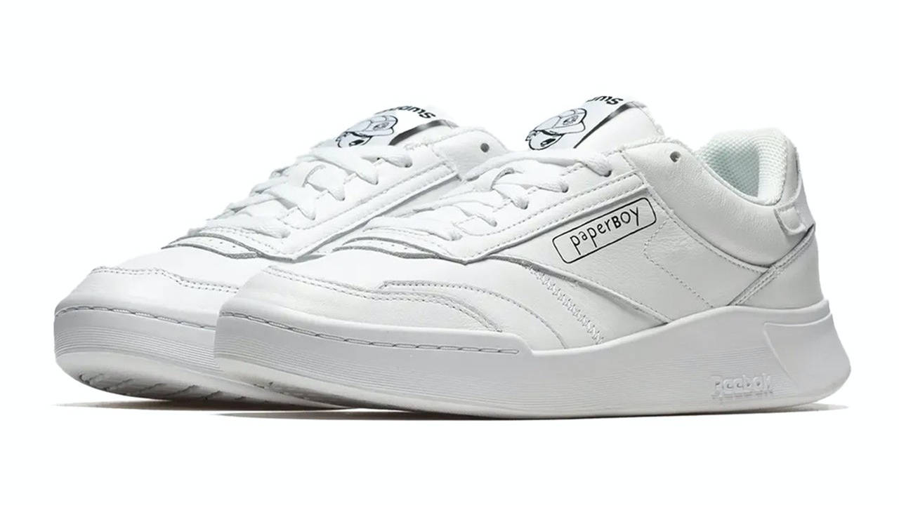 paperboy x beams x reebok club c 3