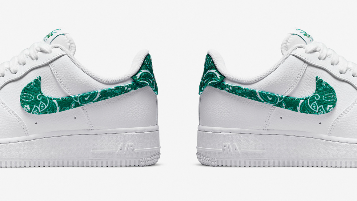 The Nike Air Force 1 Paisley Pack is Completed With a "Lucky Green