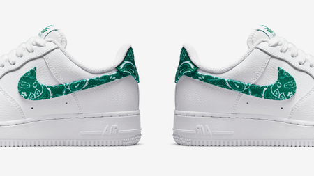 The Nike Air Force 1 Paisley Pack is Completed With a "Lucky Green" Iteration The Nike Air Force 1 Paisley Pack is Completed With a "Lucky Green" Iteration