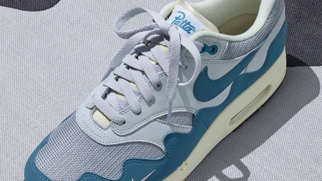 patta x nike air max 1 noise aqua