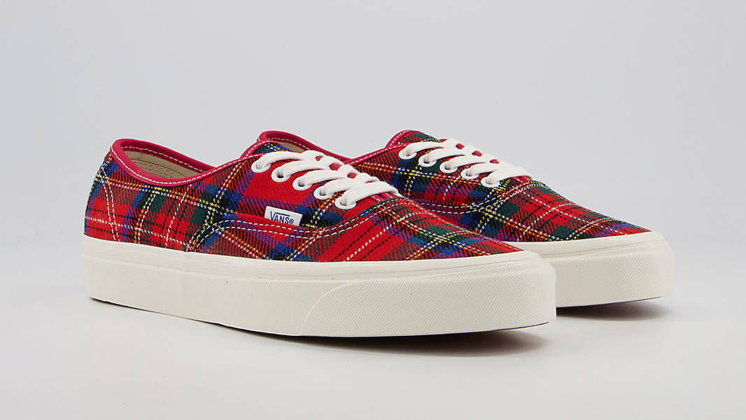 Pendleton x Vans Anaheim Authentic 44 DX Royal Stewart Front