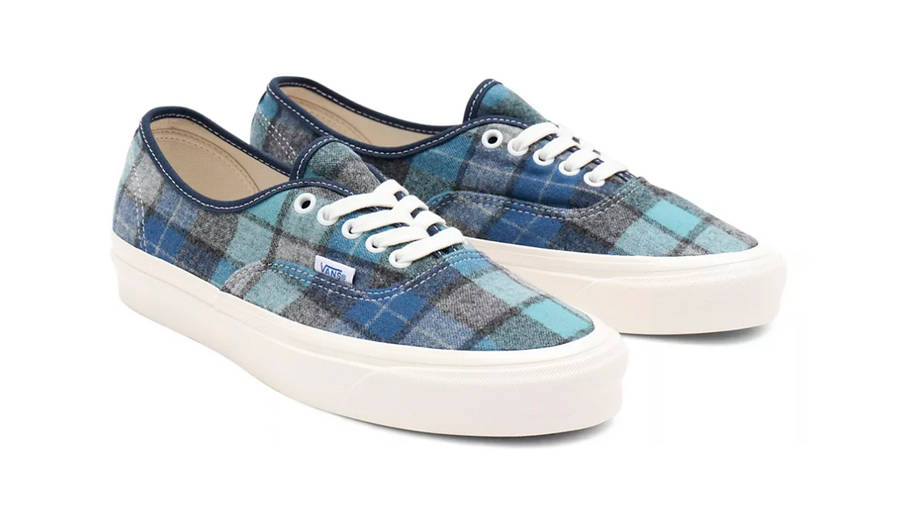 blue plaid vans