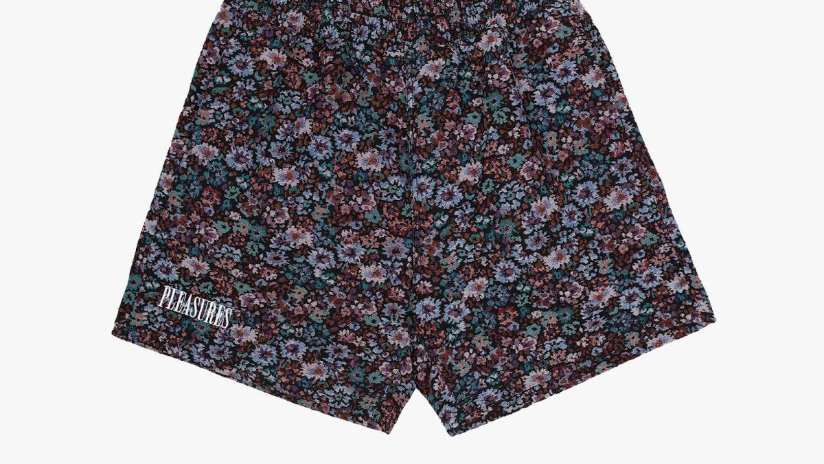 Pleasures Quitter Floral Shorts - Black 