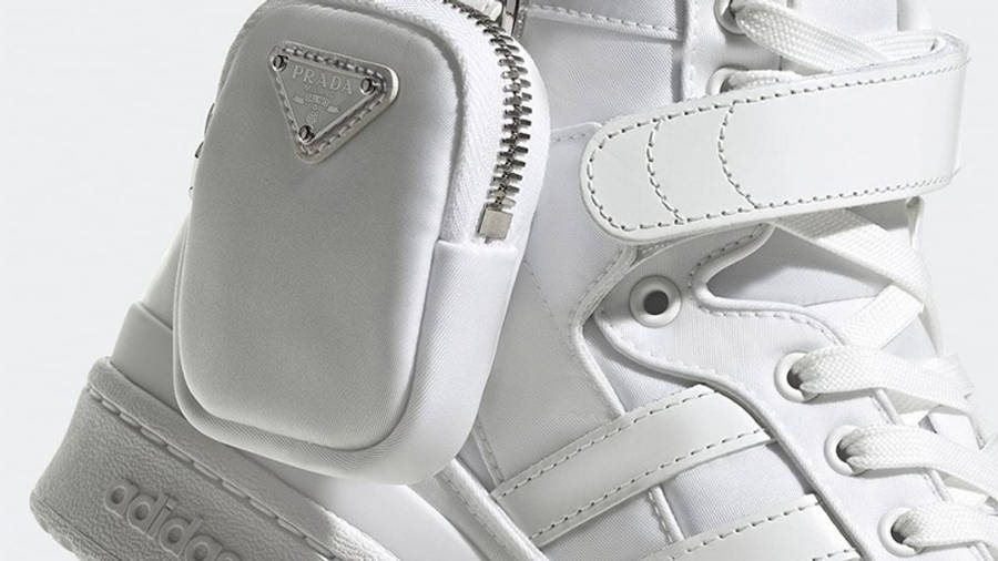 Prada x adidas Forum Hi Re-Nylon White GY7041 Detail