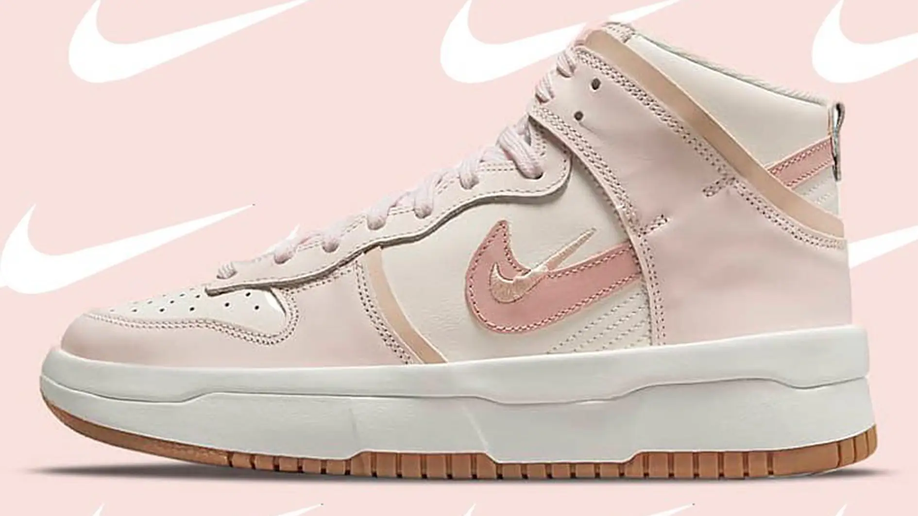 Pretty Pink Tones Take Over The Nike Dunk Rebel | The Sole Supplier