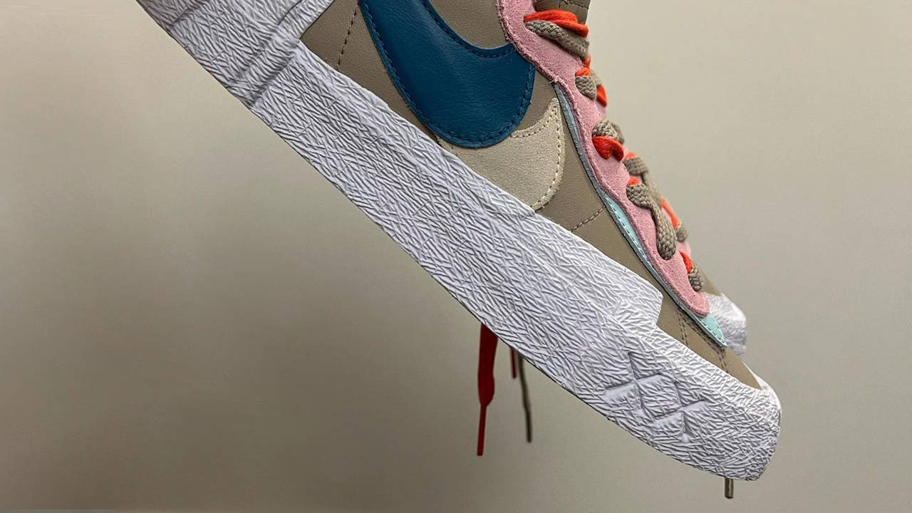 The KAWS x sacai x Nike Blazer Low Surfaces in Another Colourway
