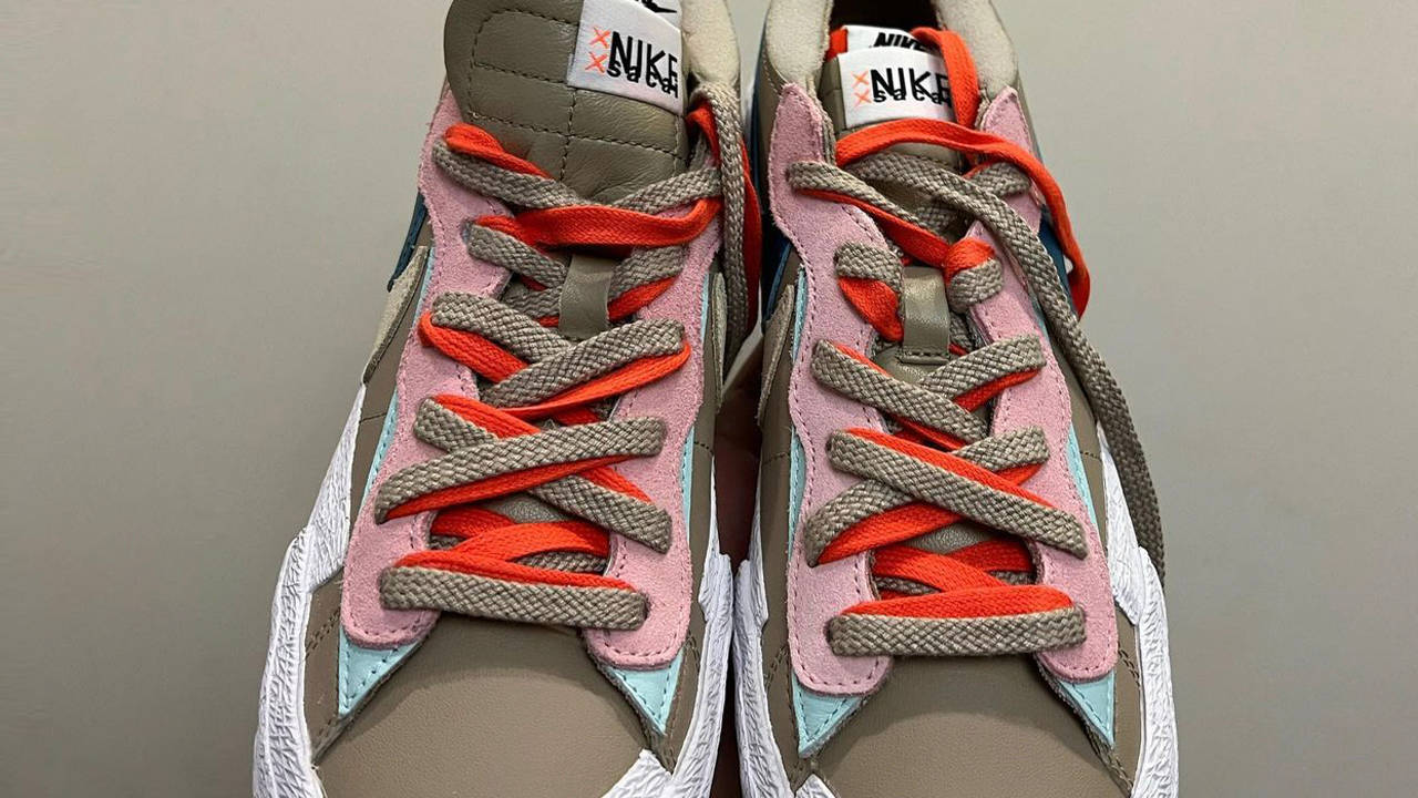 The KAWS x sacai x Nike Blazer Low Surfaces in Another Colourway