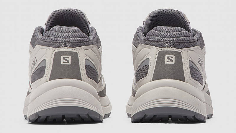 Salomon S Lab Odyssey Mid Grey White back