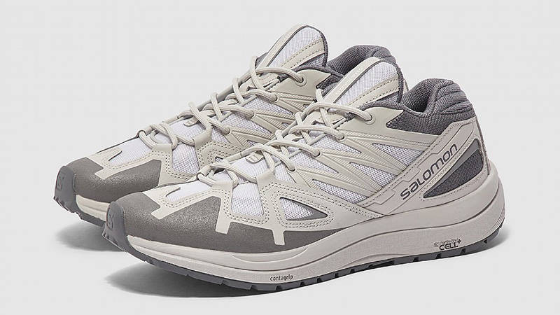 Salomon S Lab Odyssey Mid Grey White front