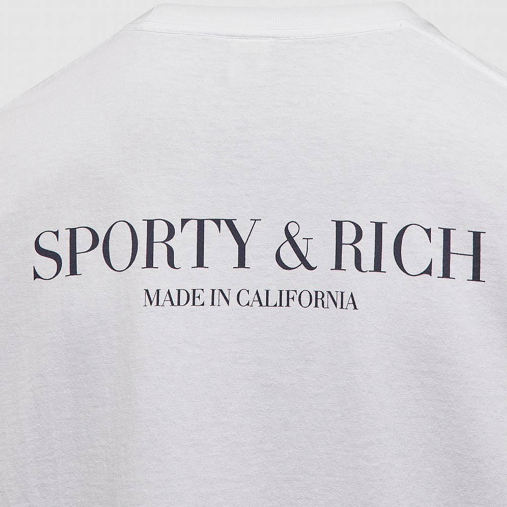 Sporty & Rich California T-Shirt - White | The Sole Supplier