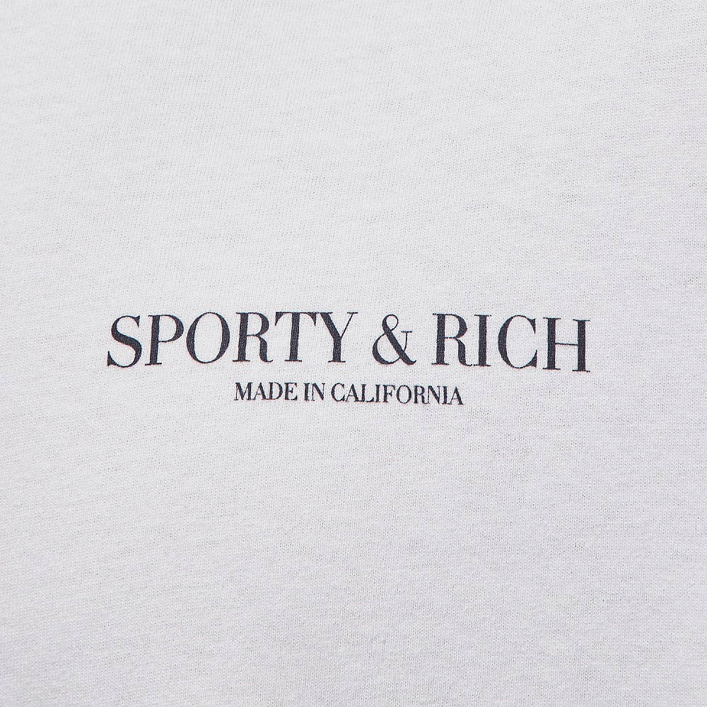 Sporty & Rich California T-Shirt - White | The Sole Supplier