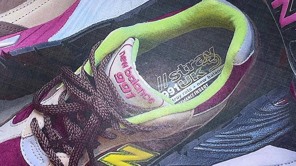 Image via k00pz Stray Rats x New Balance 991