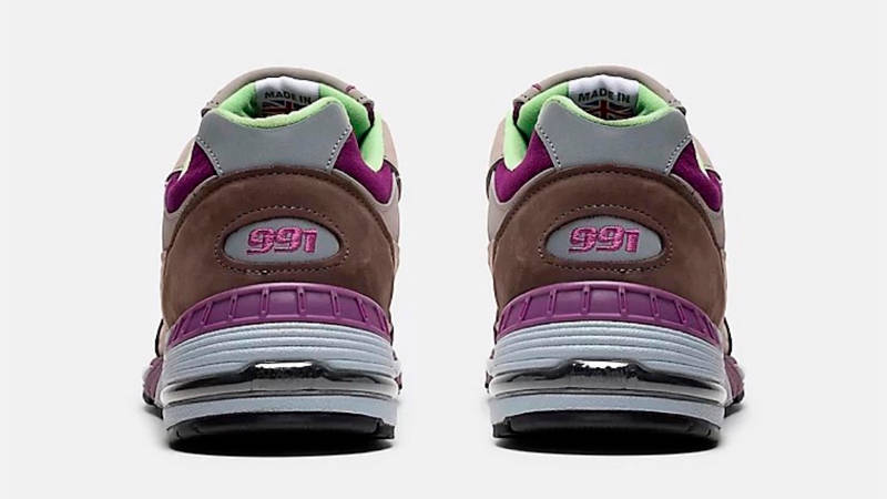 Stray Rats x New Balance 991 Purple Brown Yellow | Where To Buy