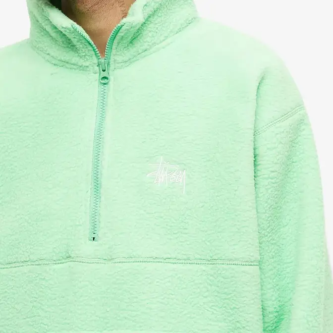 Stussy Half Zip Mock Neck | Where To Buy | 118453-meln | The Sole 