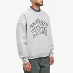 Stussy Relaxed Oversized Crew Sweat | Where To Buy | 118517-blac