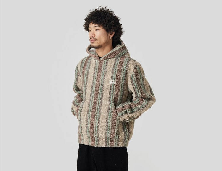 Stüssy Stripe Sherpa Hoodie | Where To Buy | The Sole Supplier