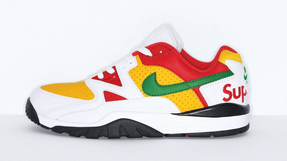 Supreme x Nike Cross Trainer Low Multi White Side