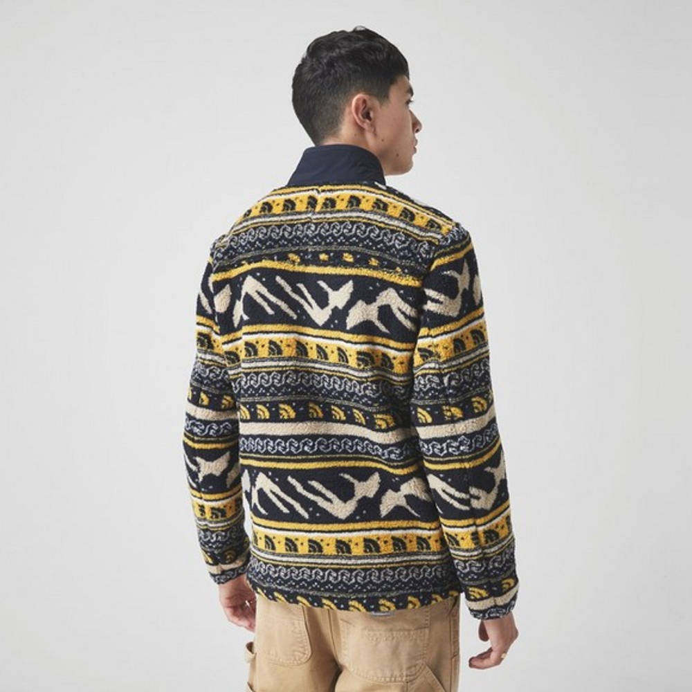 the north face print campshire fleece