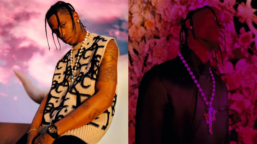 Travis Scott x Dior Front AnOther Magazine's Latest Issue