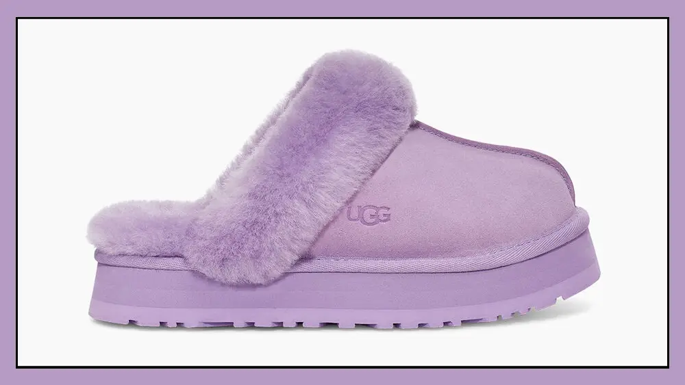 Purple discount uggs slippers