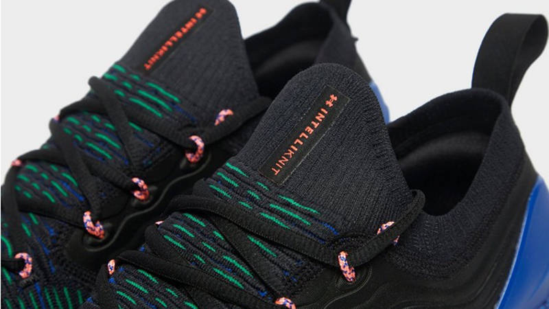 Under Armour HOVR Phantom 2 Black Blue Detail