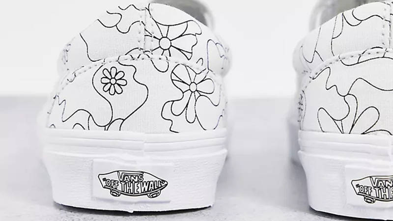 Vans Slip-On U-Paint Camo Daisy White