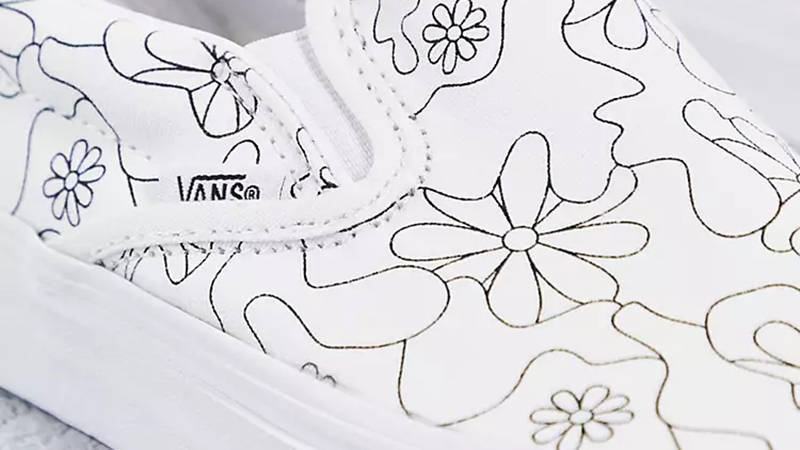 Vans Slip-On U-Paint Camo Daisy White