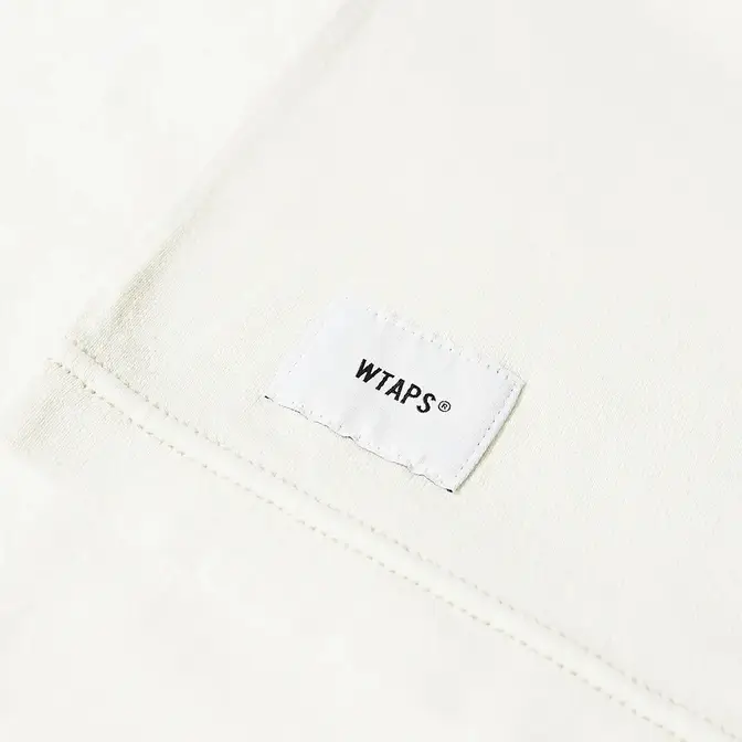 Short Sweater With Pockets And Logo Motif T-Shirt Off White Detail 2