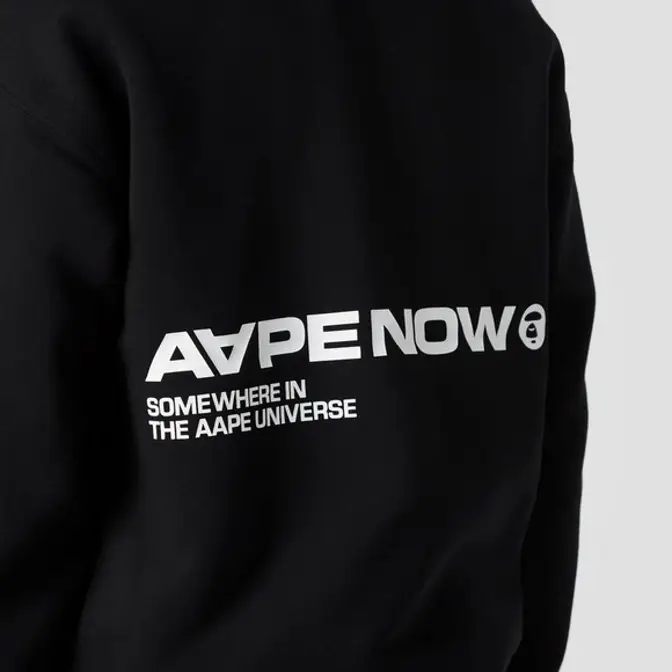 AAPE Sweatshirt Black Detail 3