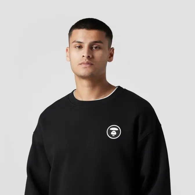 AAPE Sweatshirt Black Detail