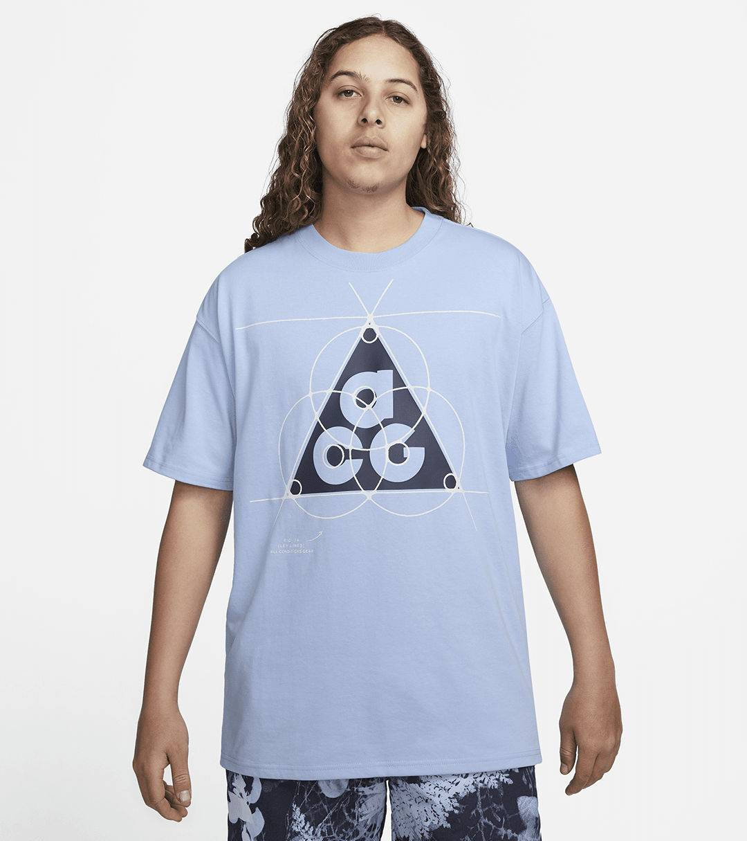 nike acg t shirt blue