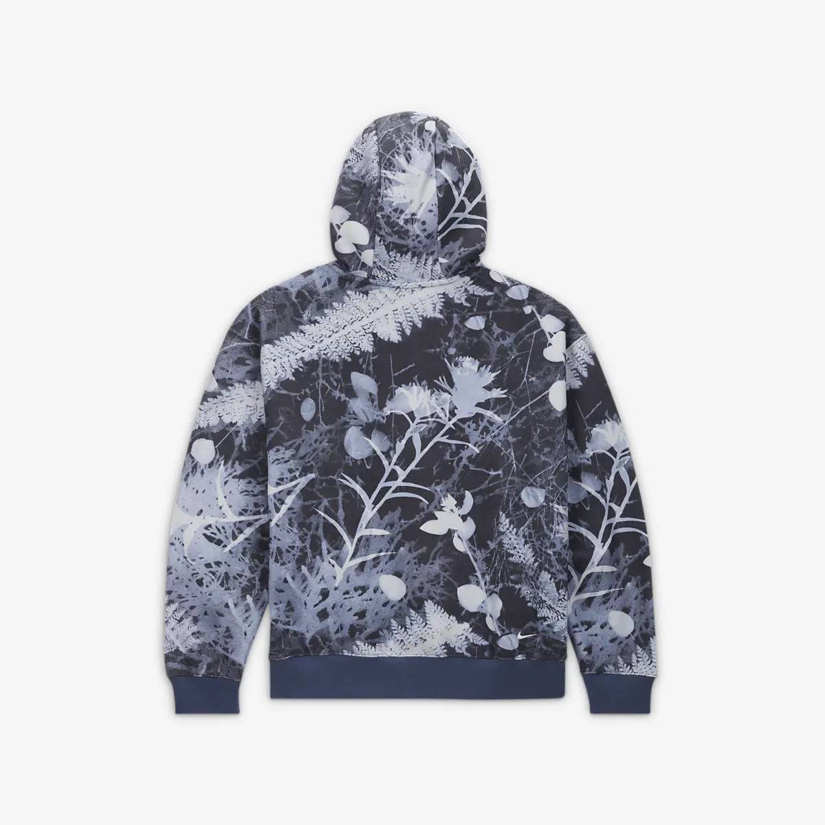 ACG Therma-FIT Fleece All-Over Print Hoodie Grey Backside